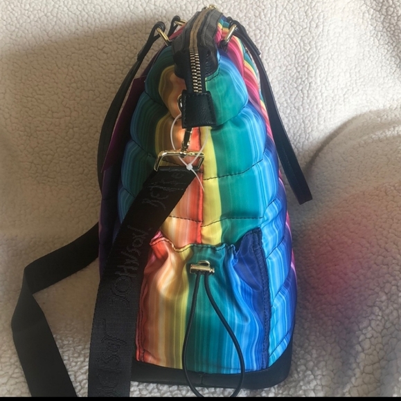 Betsey Johnson Rainbow Tote Bag - Picture 4 of 11